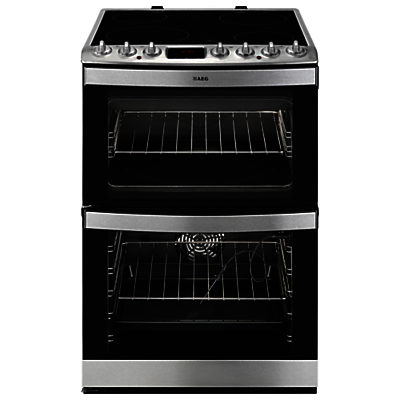 AEG 47102V-MN Freestanding Electric Cooker, Stainless Steel